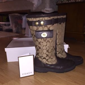 Coach insulated boots size 7.5