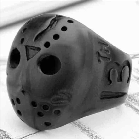 Jason Friday the 13th Hockey Mask Ring