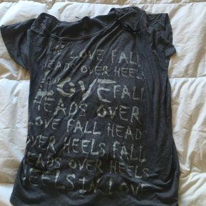 Off the shoulder shirt