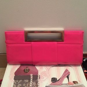 Pink clutch