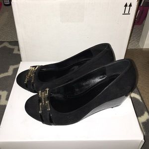 Black BCBGeneration Wedge Heel