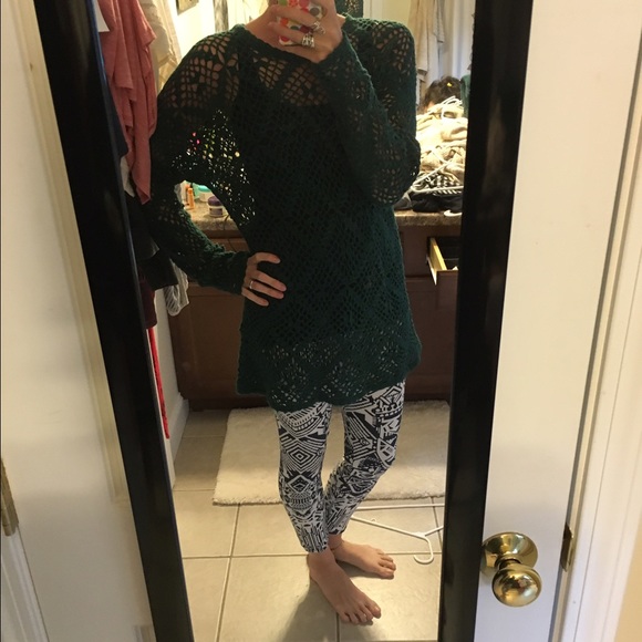 Knit tunic sweater