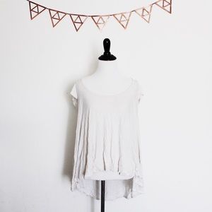 🎉 HP {Urban Outfitters} | Off White Hi-Low Top