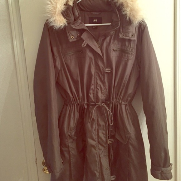 H&M Hunter Green Parka-- final price