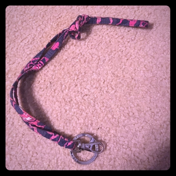 Vera Bradley Katalina pink lanyard