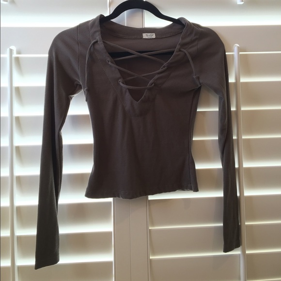Open Criss Cross Shirt