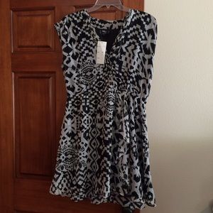 Gauzy Black and White Dress 14