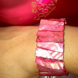 Unique Reddish/Burgundy Iridescent Bracelet