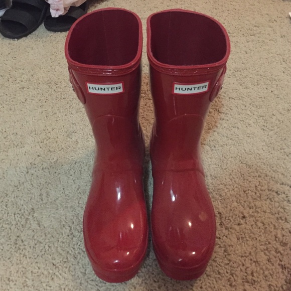 Short Hunter Rain Boots NEVER WORN