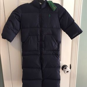 24 month Polo Ralph Lauren Blue Green Snow Suit