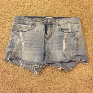 Denim shorts