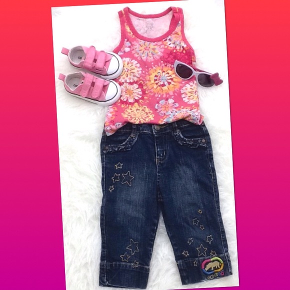Girls Capri Jeans.