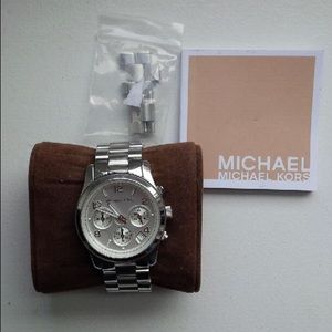 Michael Kors Silver Boyfriend Watch