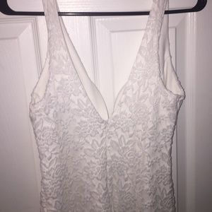 White lace Lulus dress