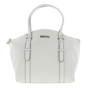 Kenneth Cole Reaction Mac Ivory Satchel Handbag.