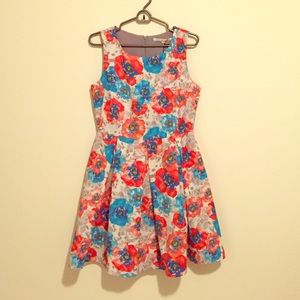 Floral Fit n Flare Dress