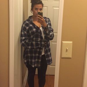 oversized boyfriend flannel