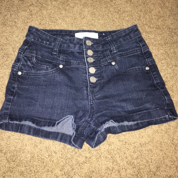 Almost famous high waisted jean shorts