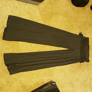 Express Grey Wide Leg Yoga Pant