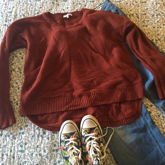 Madewell sienna hi lo hem sweater