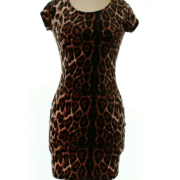 Leopard bodycon dress