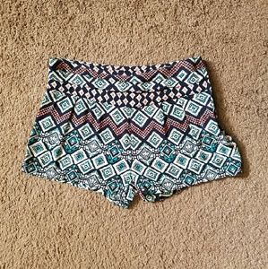 Charlotte Russe Patterned Shorts