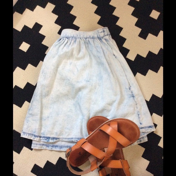 AEO Denim Skater Skirt