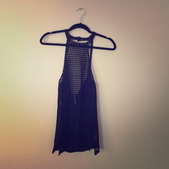 Free people mesh knit top - Picture 1 of 3