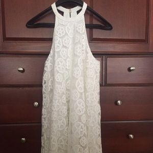 Lilly Pulitzer White Quinn Halter Swing Dress