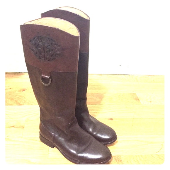 Frye leather riding boots