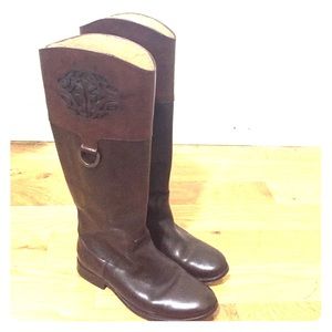 Frye leather riding boots