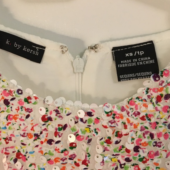 Colorful, sequin dress - Picture 3 of 3