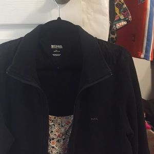 Michaels Kors zip up light sweater