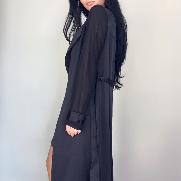 >LAST// Forest Gemstone Coryn Silky Duster - Picture 3 of 4