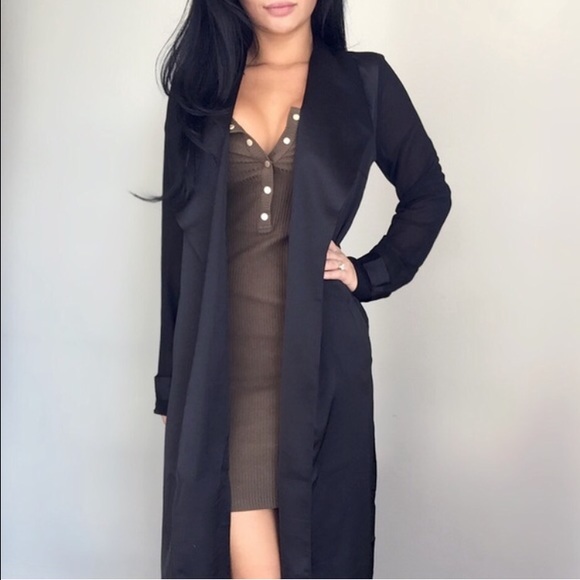 >LAST// Forest Gemstone Coryn Silky Duster - Picture 2 of 4