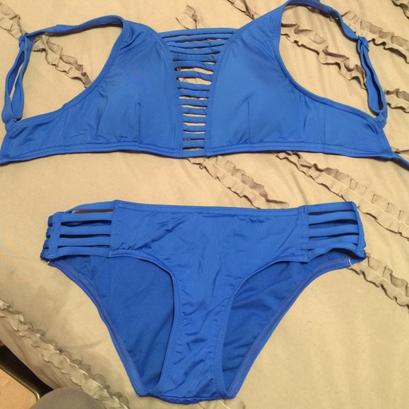 Pretty royal blue bikini by Jag