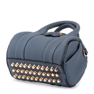 Alexander wang/ blue mini Rockie Dumbo pebbled
