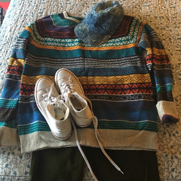Fair isle retro H&M sweater