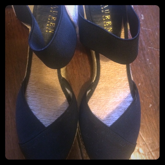 Ralph Lauren Wedges, NEVER WORN!