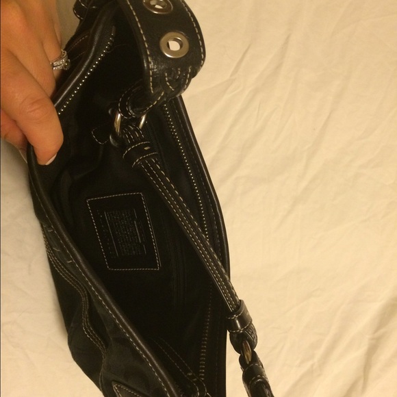 Black coach purse