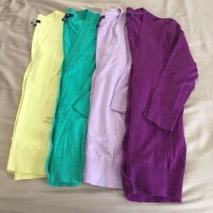 Gap V-Neck 3/4 sleeve cardigan bundle, size S