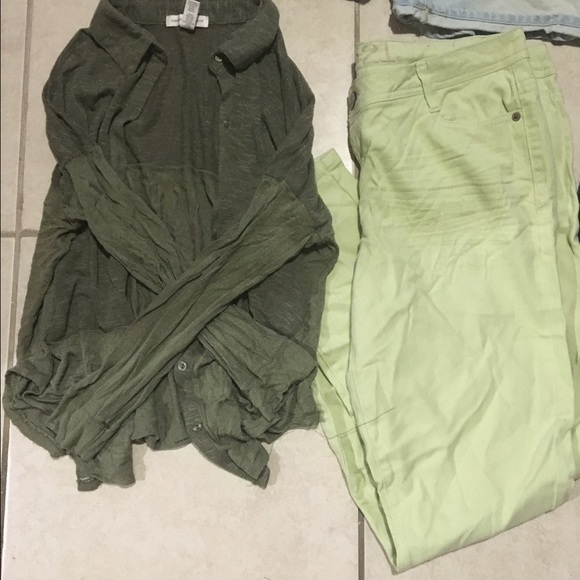 Shorts button ups & more