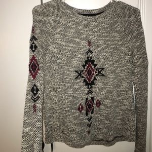 Tribal pattern sweater