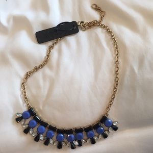 J.Crew blue/navy statement necklace