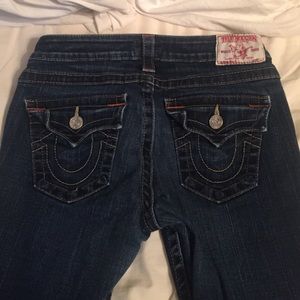 True religion jeans Becky petite boot cut size 28