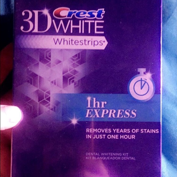 NEW Crest 3D 1 hour white strips