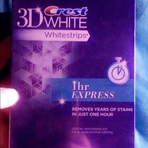 NEW Crest 3D 1 hour white strips