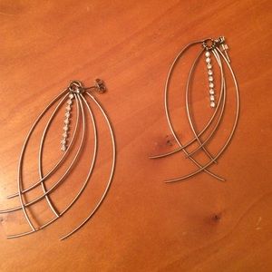 Silvery earrings