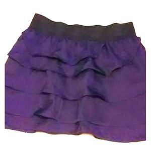 Purple cocktail skirt