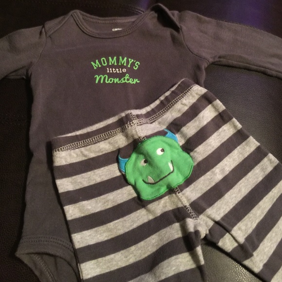 "Mommy's Little Monster" onesie